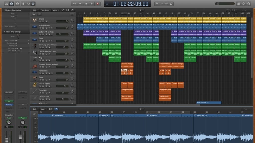 Software DAW - GarageBand